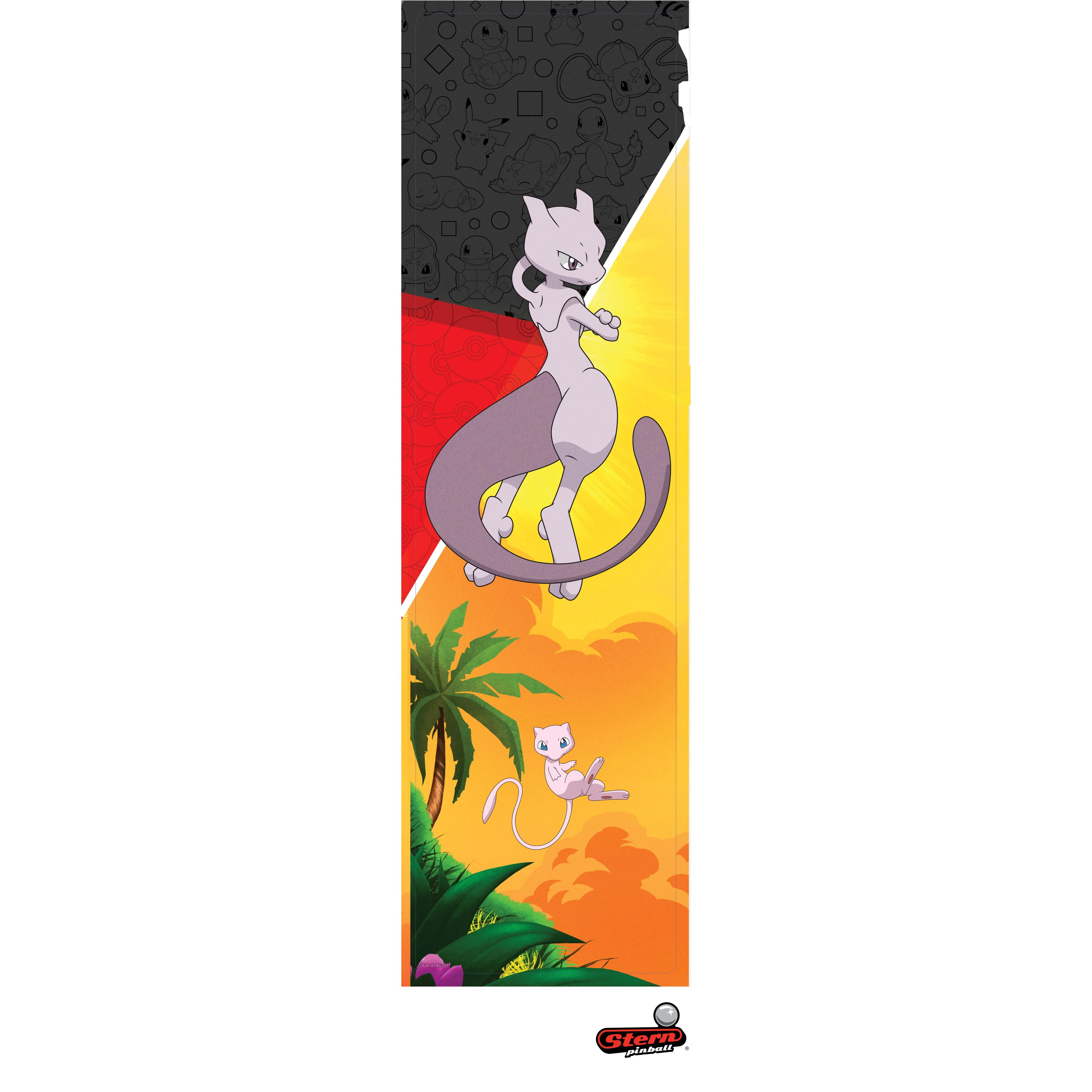 820-81AG-01 - Pokémon Pro Edition Left Backbox Decal
