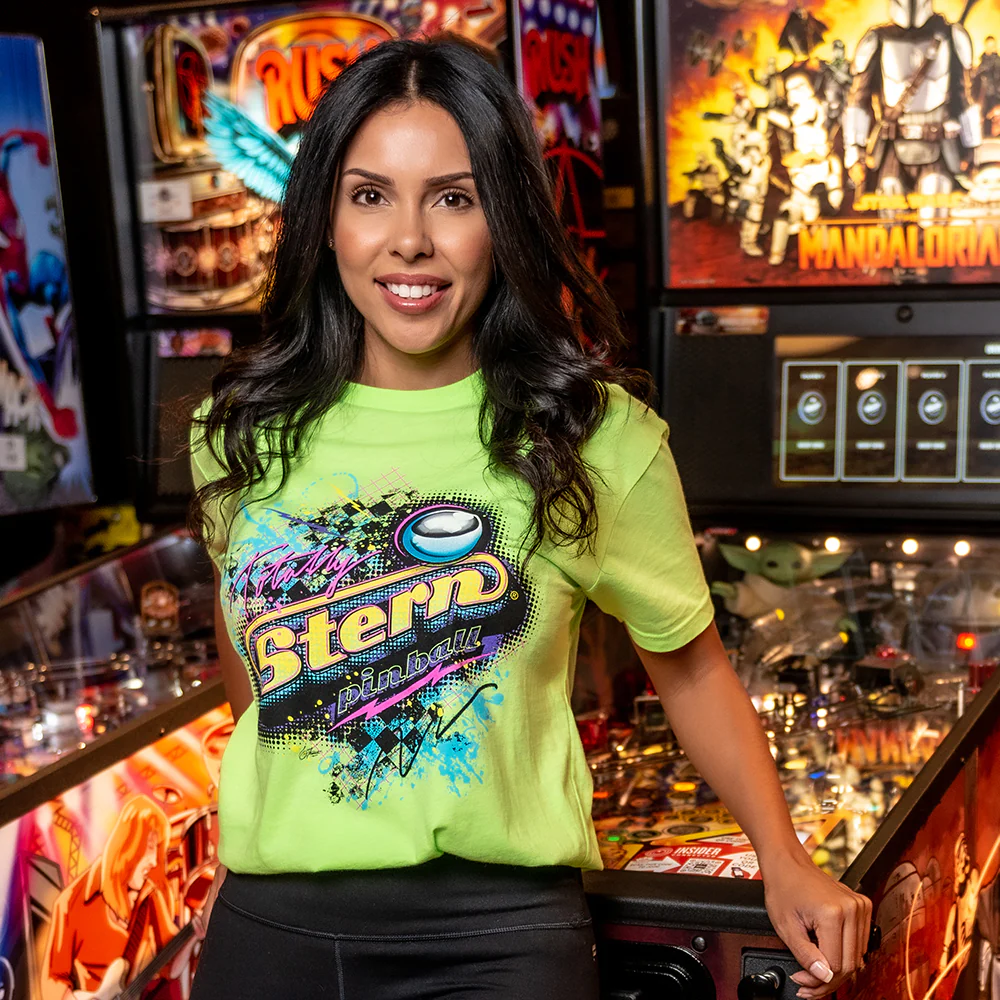 Stern Neon Green Tee - Image 2
