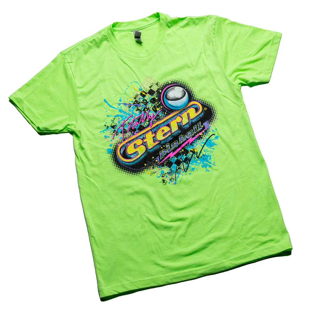 Stern Neon Green Tee - Image 3